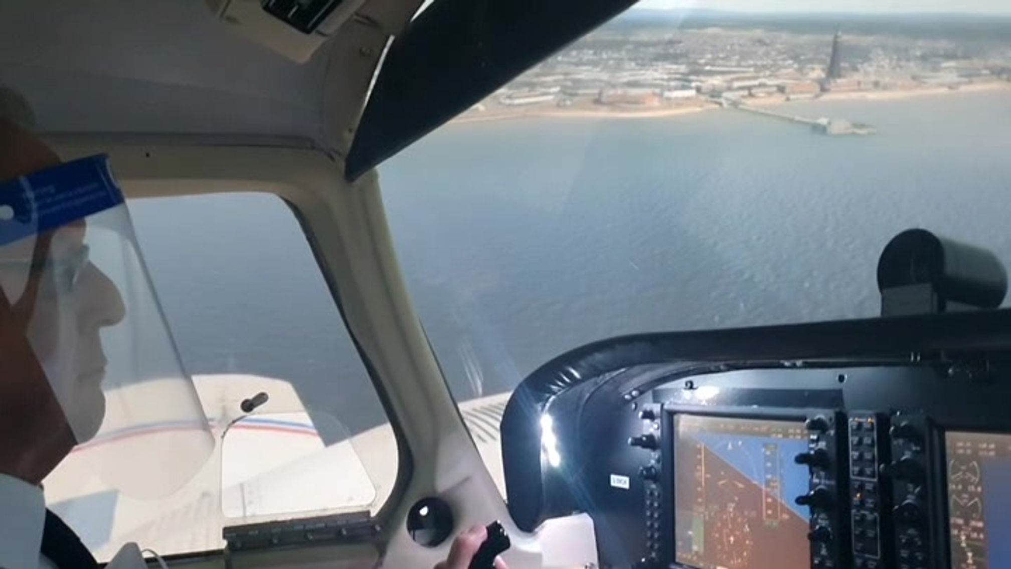 Sightseeing in the Piper Seneca